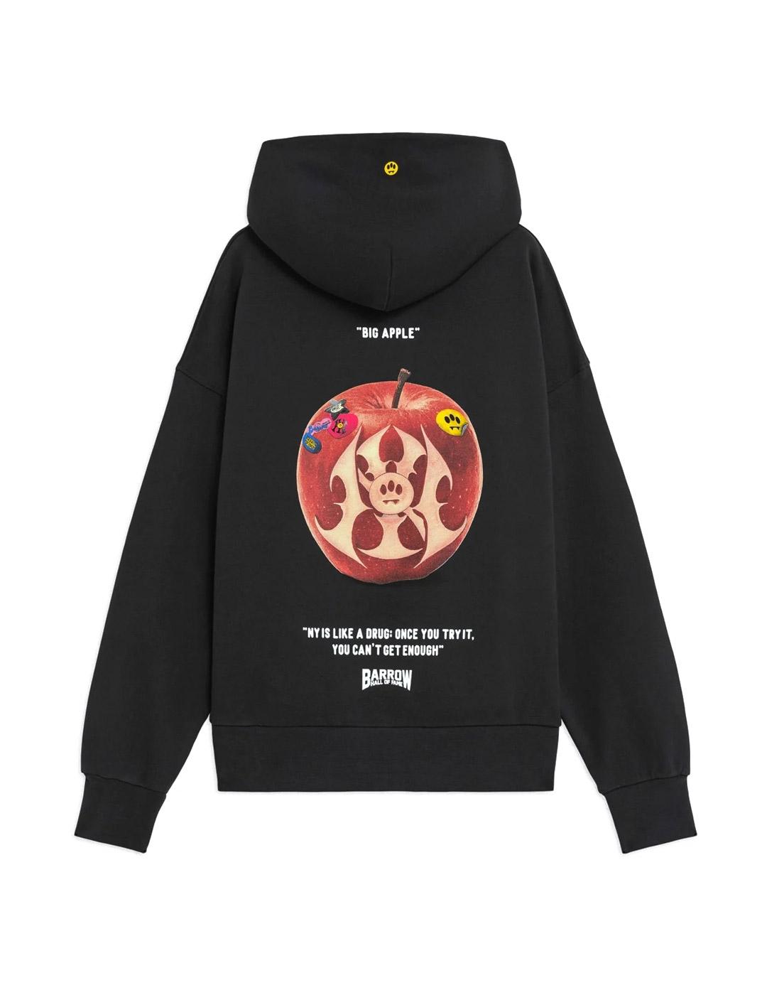 Barrow Manzana Sudadera Hombre Negra