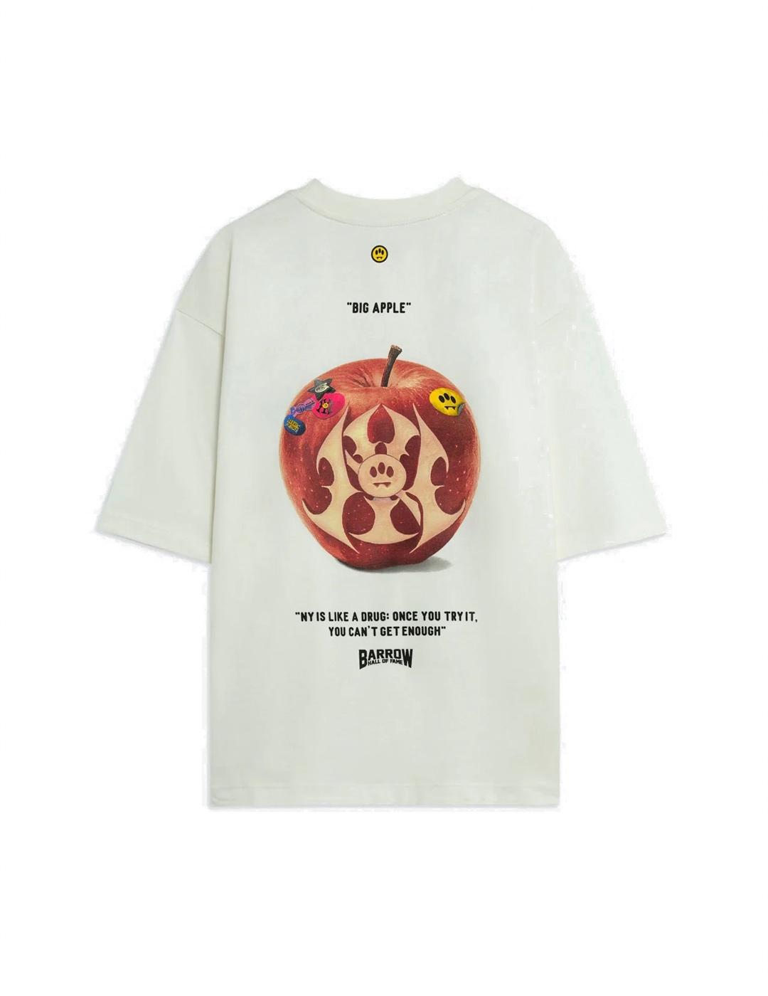 Barrow Manzana Camiseta Hombre Blanca