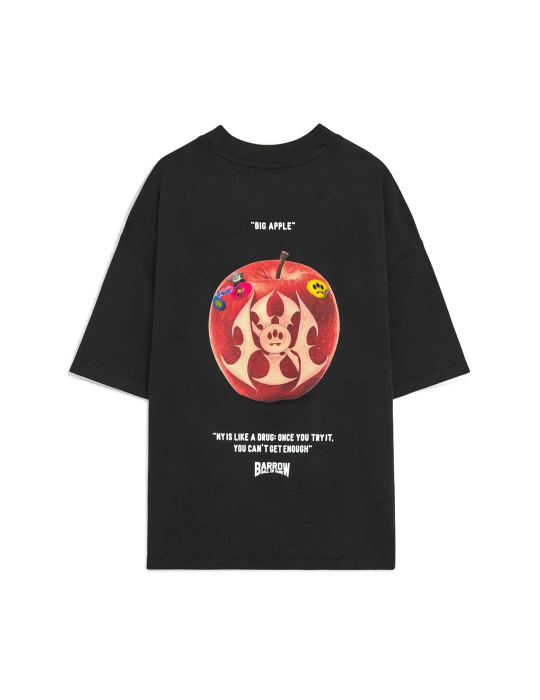 Barrow Manzana Camiseta Hombre Negra