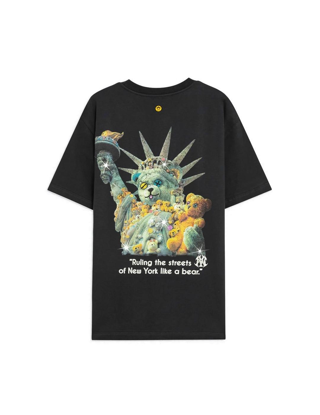 Barrow Estatua de la Libertad Camiseta Hombre Negra