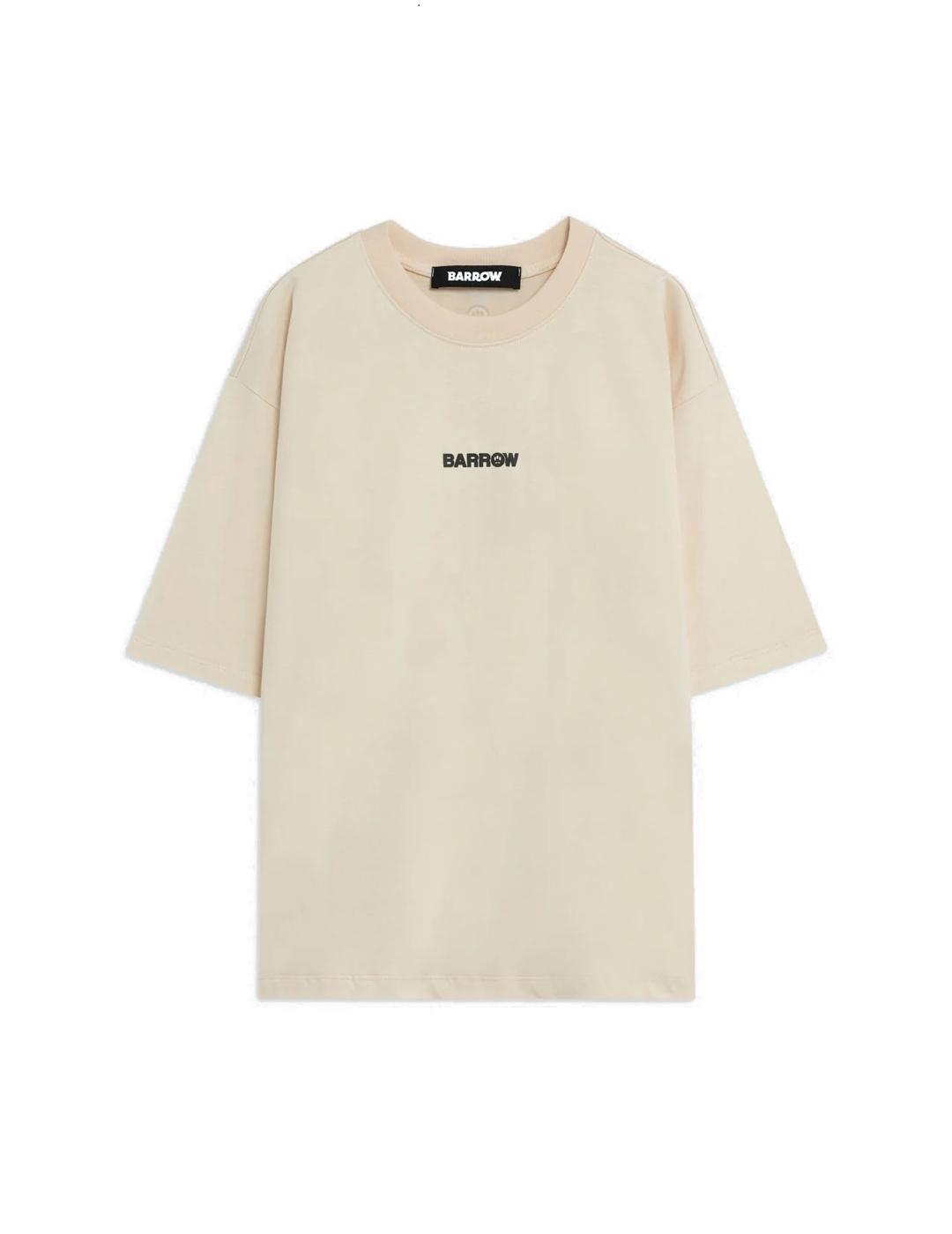 Barrow Oso Camiseta Hombre Beige