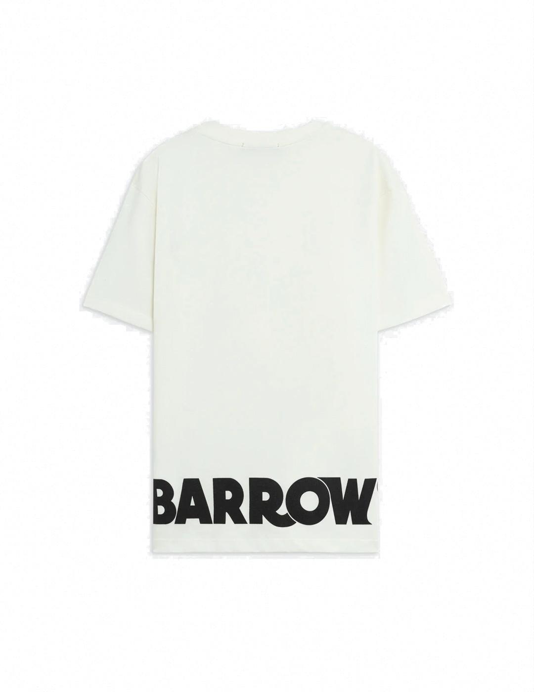 Barrow Iconic Camiseta Hombre Blanca