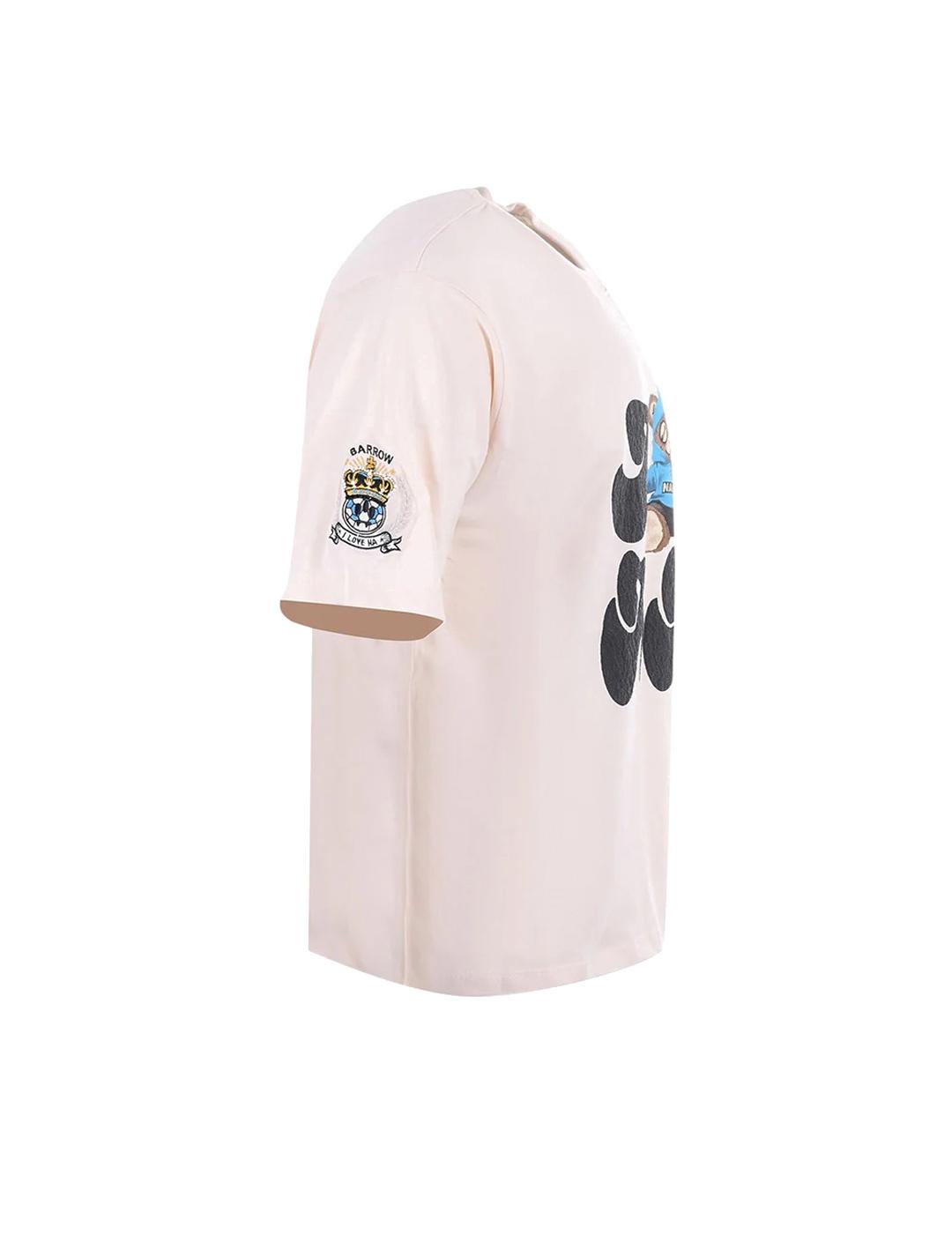 Barrow Oso Camiseta Hombre Beige