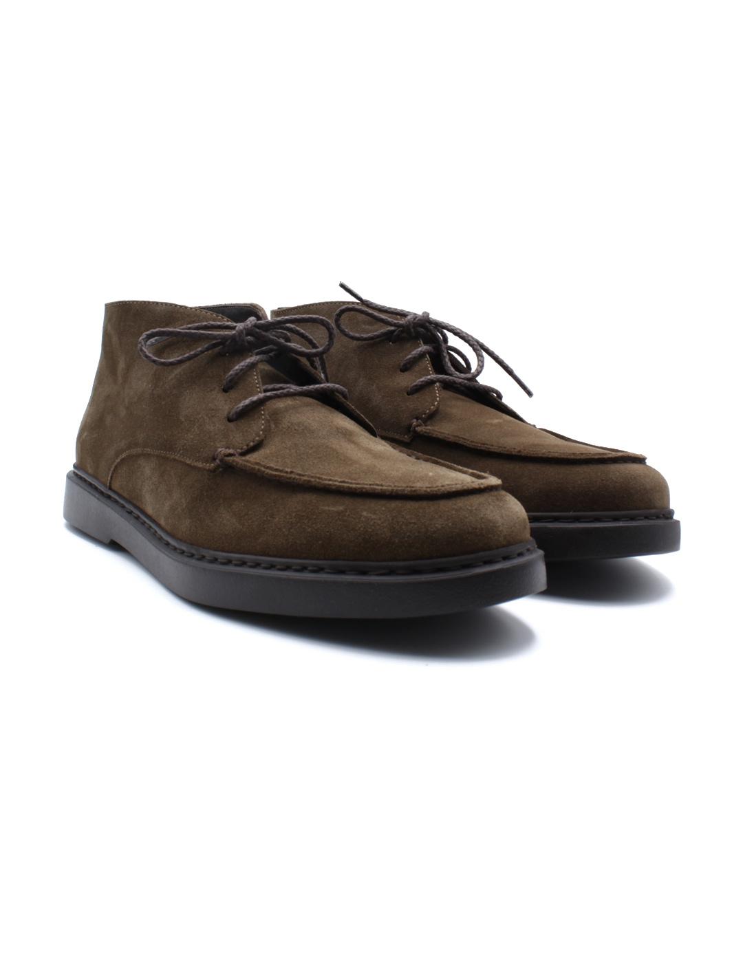 Calce Kylian Botín Ante Hombre Marrón Verde