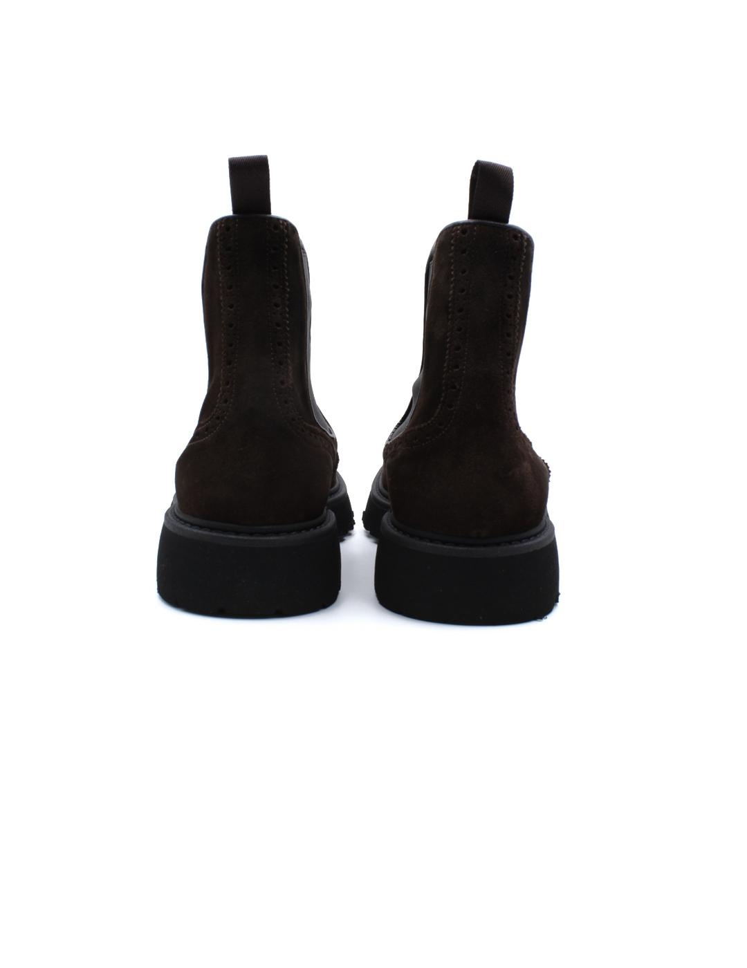 Calce Rover-B Bota Chelsea Ante Hombre Marrón