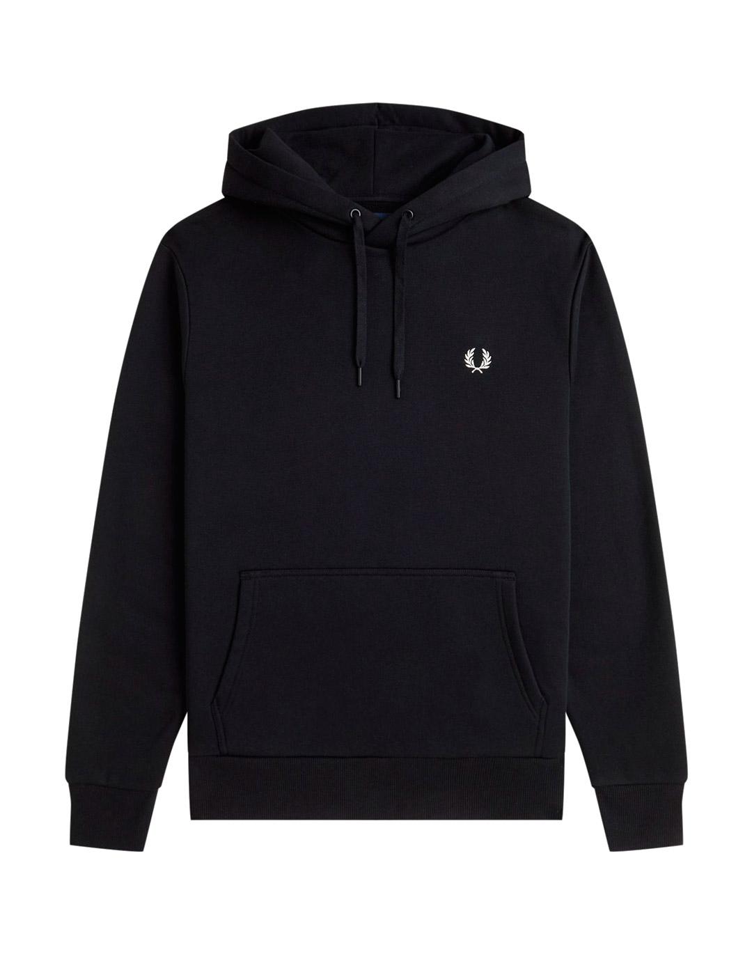 Fred Perry M1371 Sudadera Hombre Negra