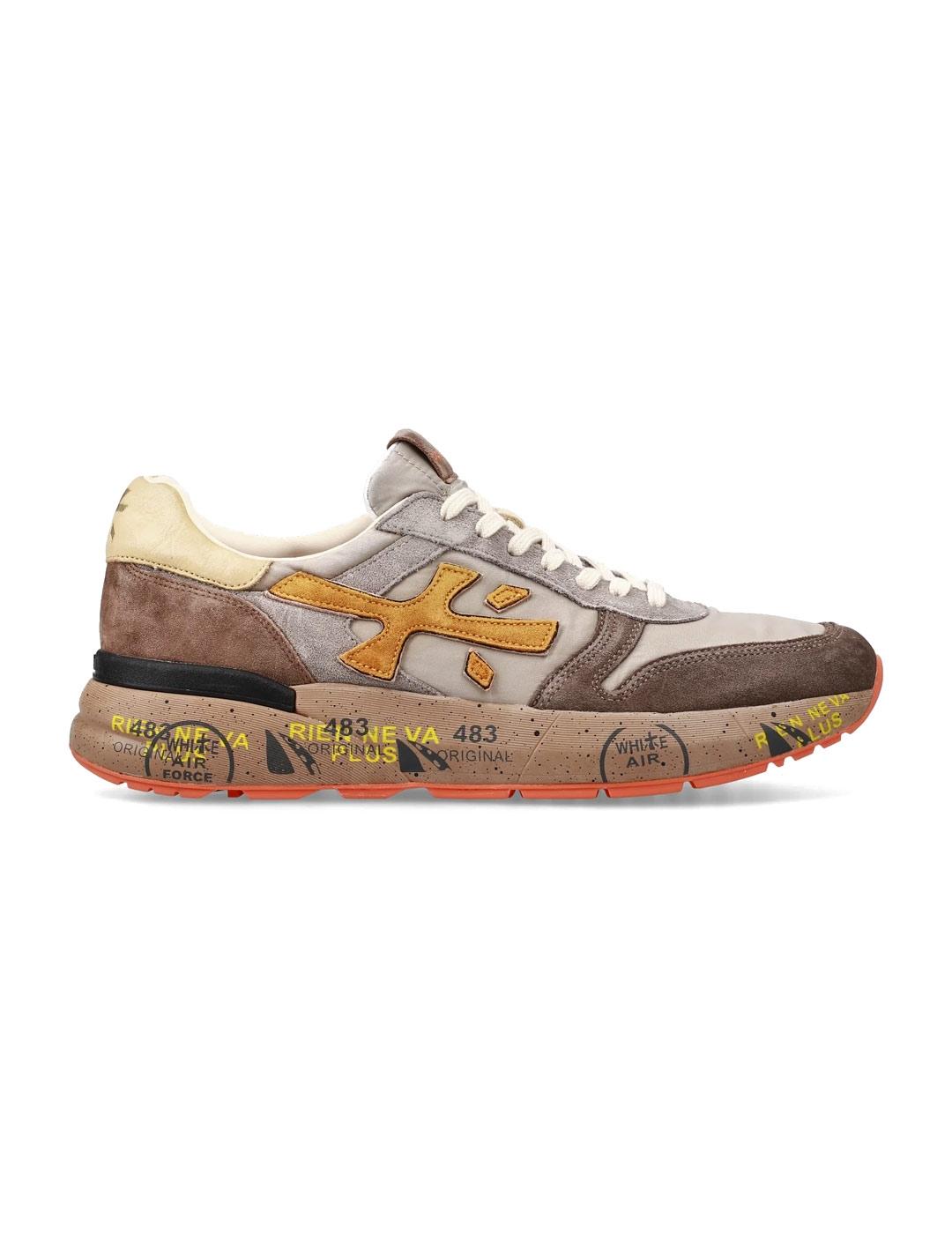 Premiata Mick 7866 Zapatillas Hombre Marrón Taupe